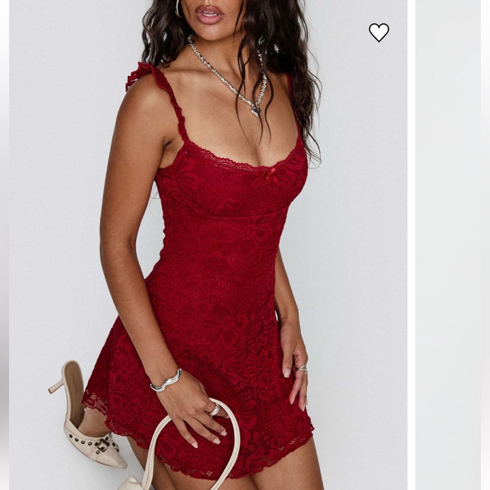 Princess Polly Beacall Mini Dress Red